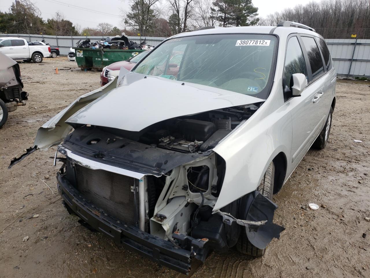 Photo 2 from auction – 2012 KIA SEDONA LX with VIN KNDMG4C70C6492852