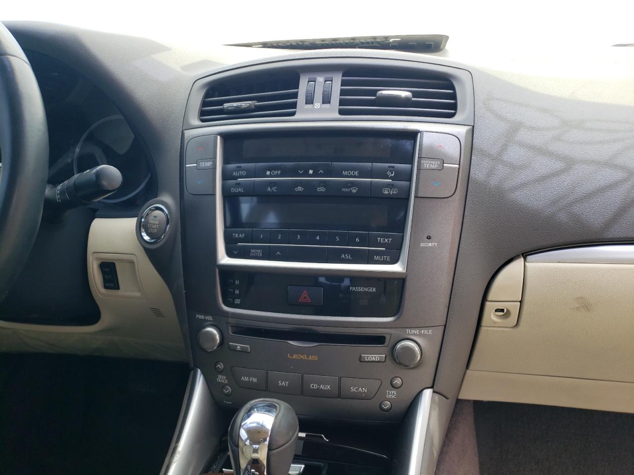 Photo 9 from auction – 2013 LEXUS IS 250 with VIN JTHBF5C29D5189353