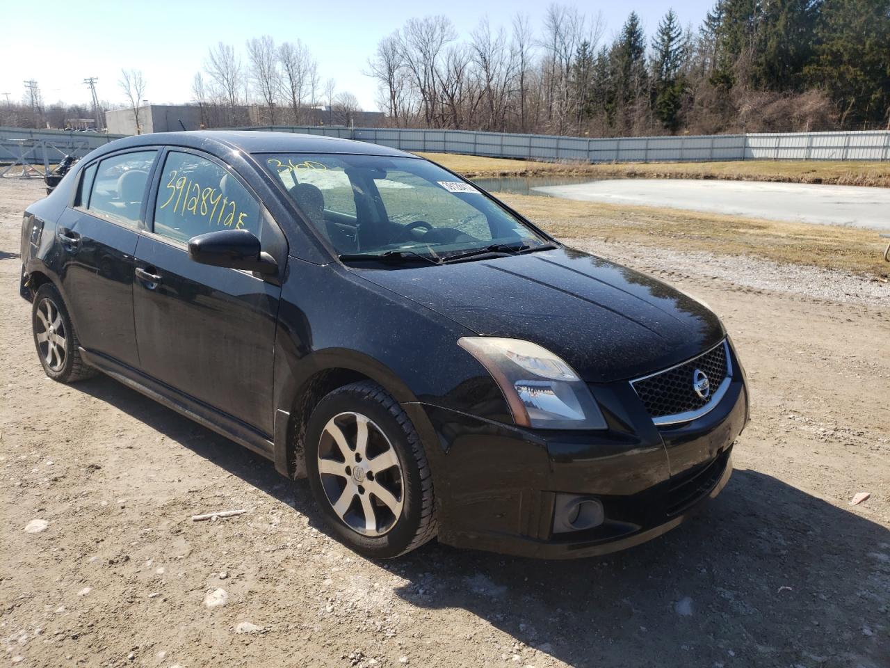 NISSAN SENTRA 2012 with VIN 3N1AB6AP9CL704611 - Photo from auction