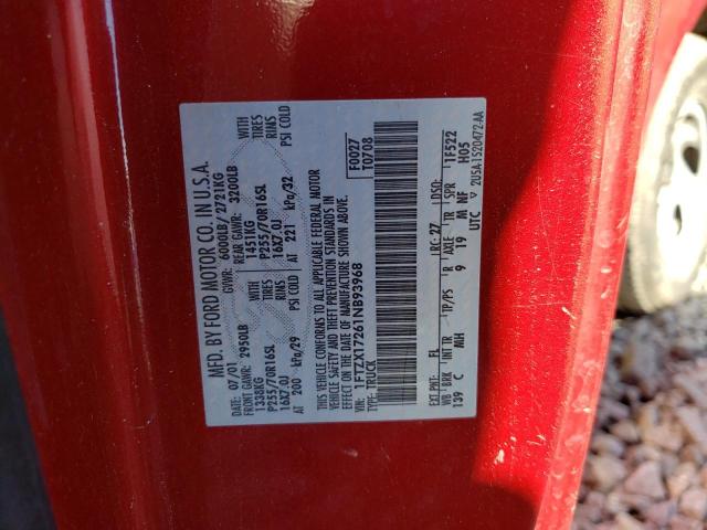 Photo 10 from auction – 2001 FORD F150 with VIN 1FTZX17261NB93968