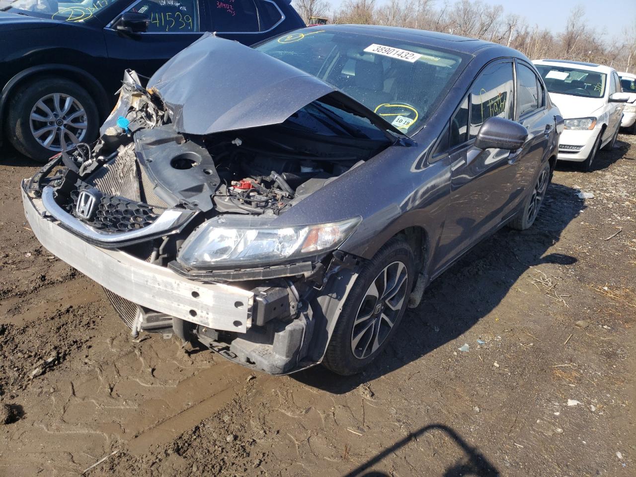 Photo 2 from auction – 2014 HONDA CIVIC EX with VIN 2HGFB2F85EH556354