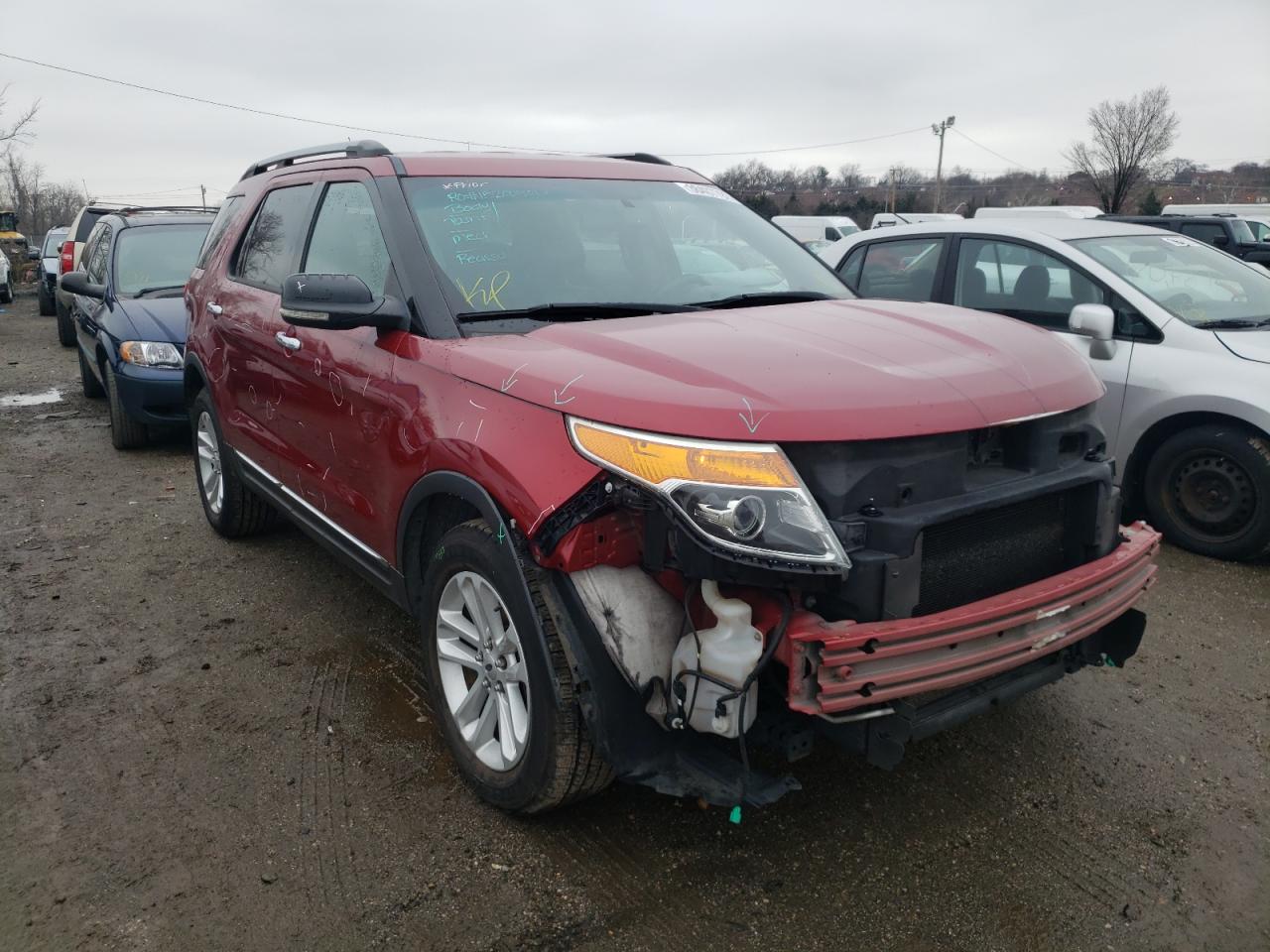 FORD EXPLORER X 2013 with VIN 1FM5K7D87DGB03109 - Photo from auction