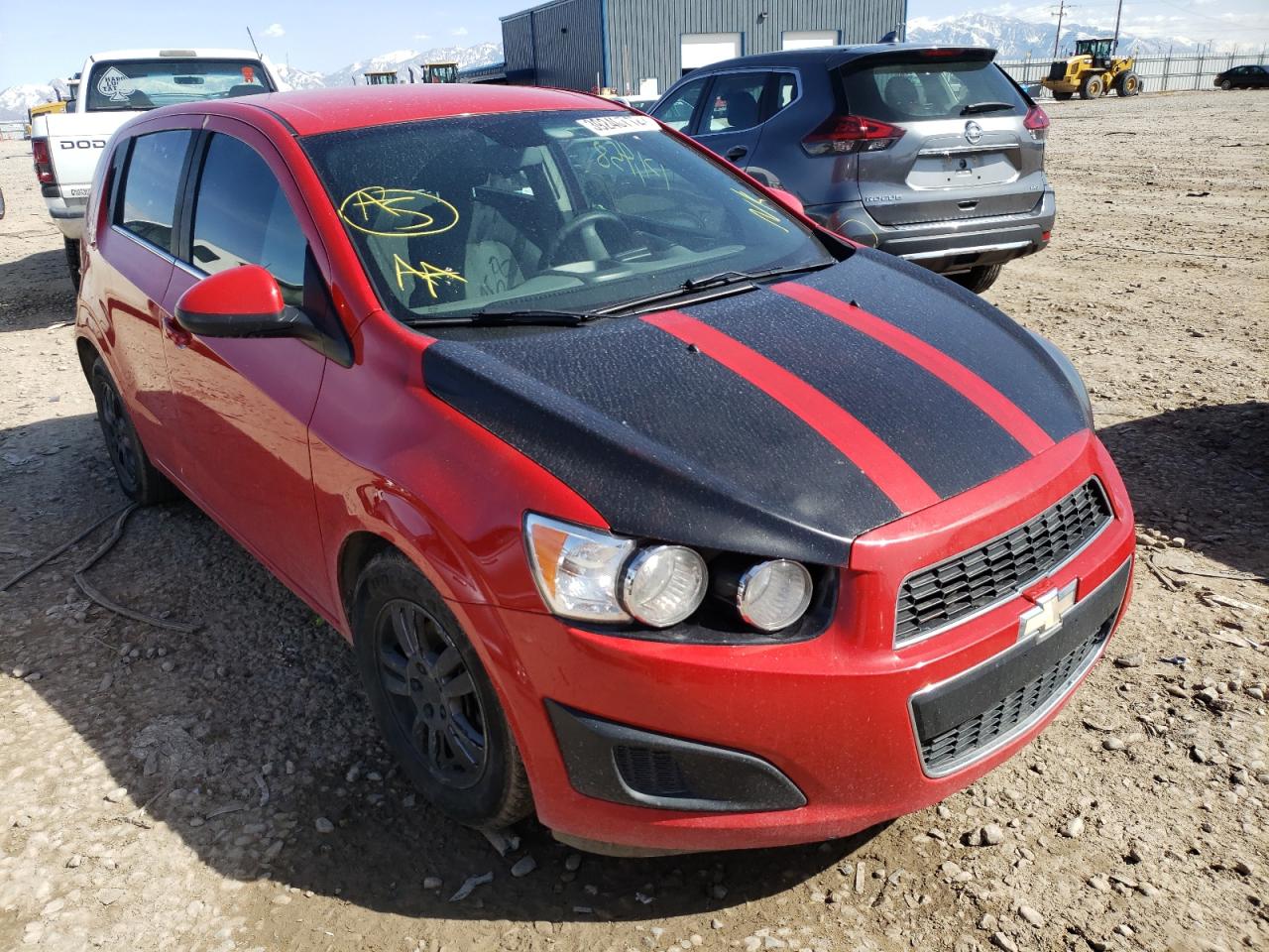 CHEVROLET SONIC LT 2012 with VIN 1G1JC6SH7C4139095 - Photo from auction