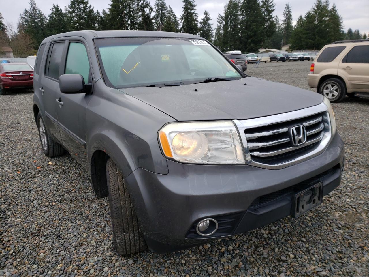 HONDA PILOT EX 2012 with VIN 5FNYF4H41CB048323 - Photo from auction