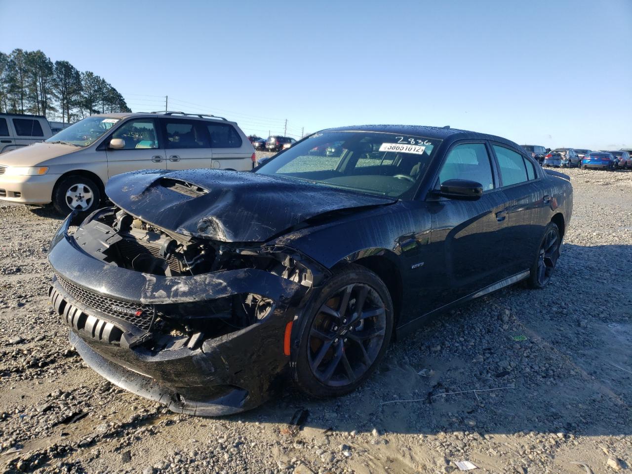 صورة رقم 2 من المزاد - 2019 DODGE CHARGER R/ مع VIN 2C3CDXCT8KH652836