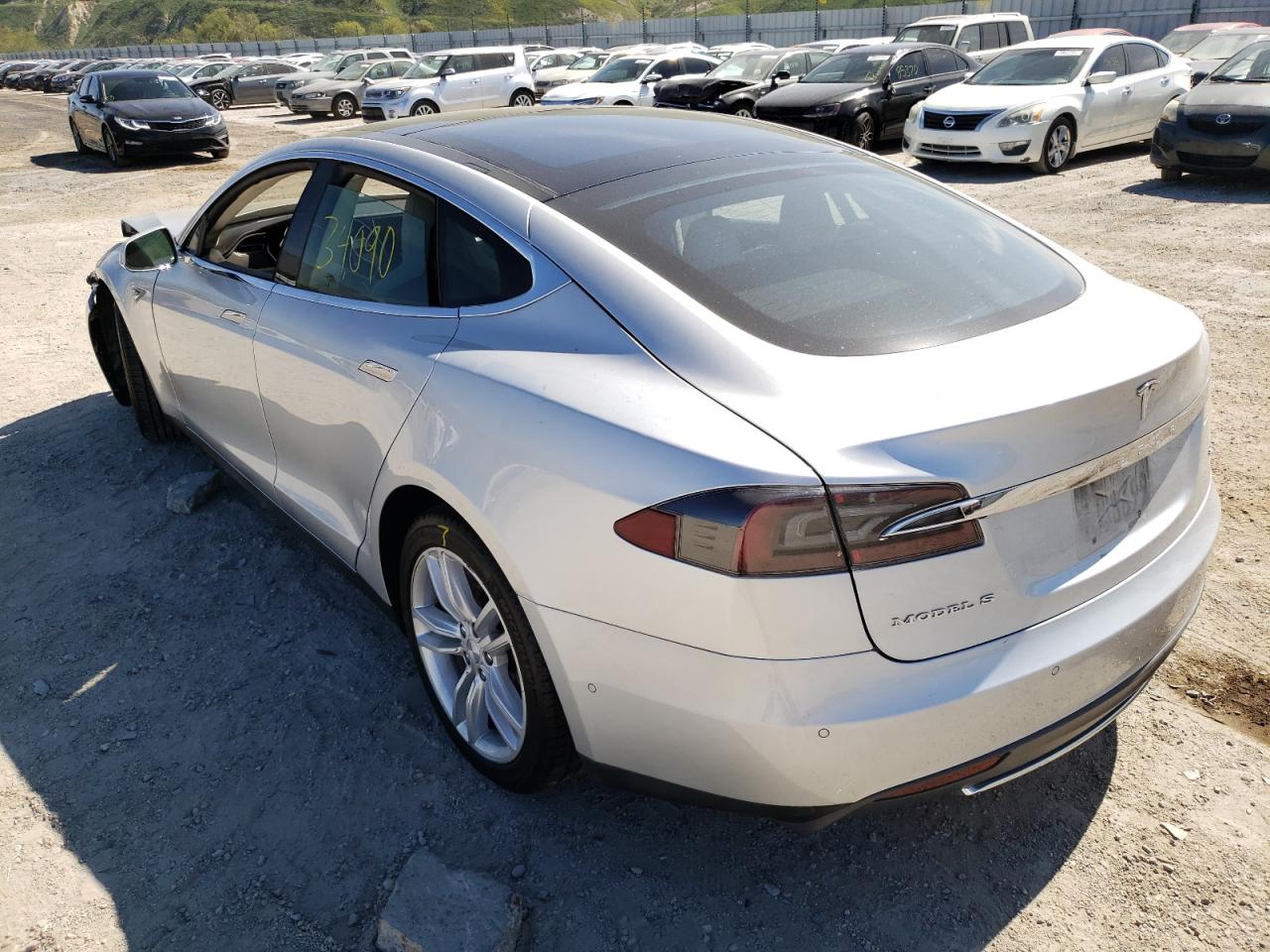 Photo 3 from auction – 2014 TESLA MODEL S with VIN 5YJSA1H10EFP65291