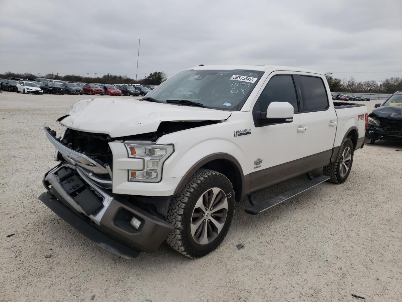 Photo 2 from auction – 2016 FORD F150 SUPER with VIN 1FTEW1EG5GFA71671