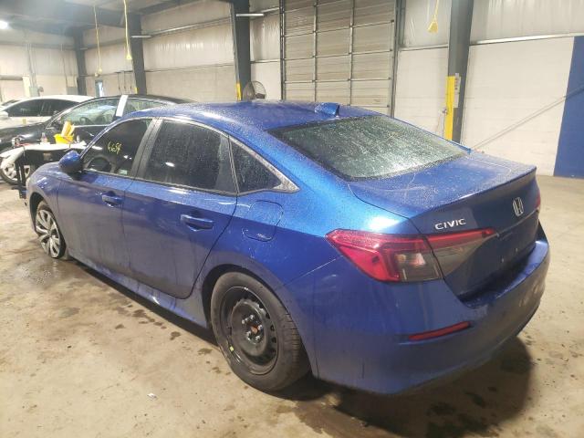 Photo 3 from auction – 2022 HONDA CIVIC LX with VIN 2HGFE2F26NH536472