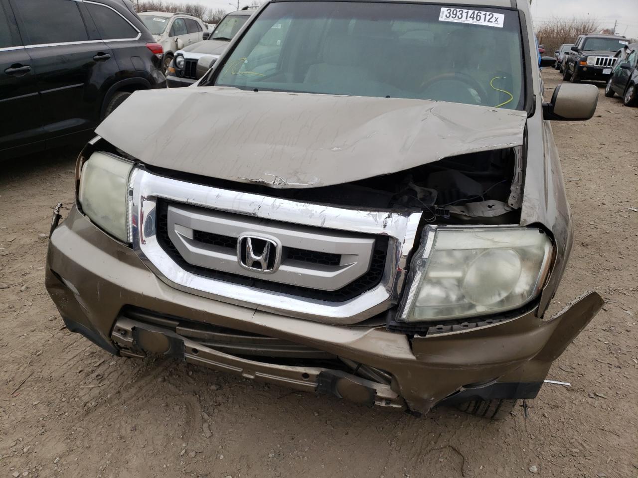Photo 9 from auction – 2011 HONDA PILOT EXL with VIN 5FNYF4H5XBB003436