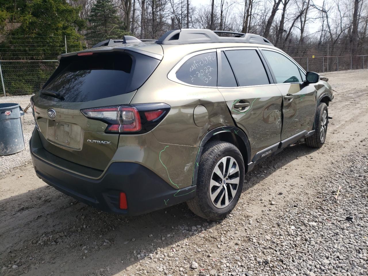 Photo 4 from auction – 2021 SUBARU OUTBACK PR with VIN 4S4BTACC3M3195488