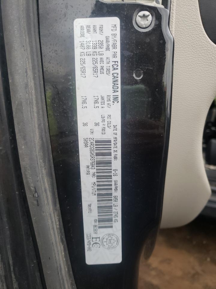Photo 10 from auction – 2016 DODGE GRAND CARA with VIN 2C4RDGBG0GR376843