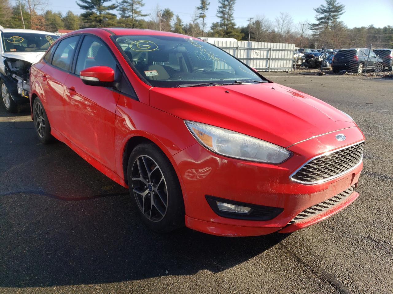 FORD FOCUS SE 2015 with VIN 1FADP3F20FL246597 - Photo from auction
