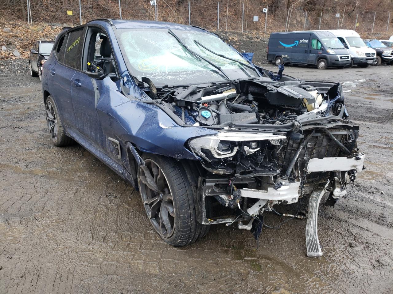 BMW X3 M COMPE 2020 with VIN 5YMTS0C08LLT09986 - Photo from auction
