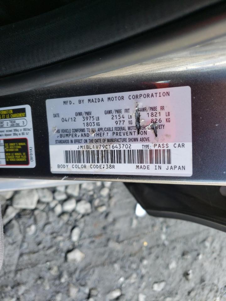 Photo 10 from auction – 2012 MAZDA 3 I with VIN JM1BL1V79C1643702