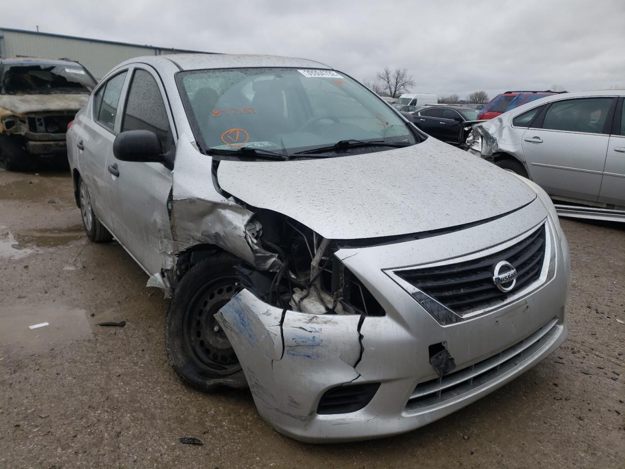 NISSAN VERSA 2014 with VIN 3N1CN7AP1EL877189 - Photo from auction