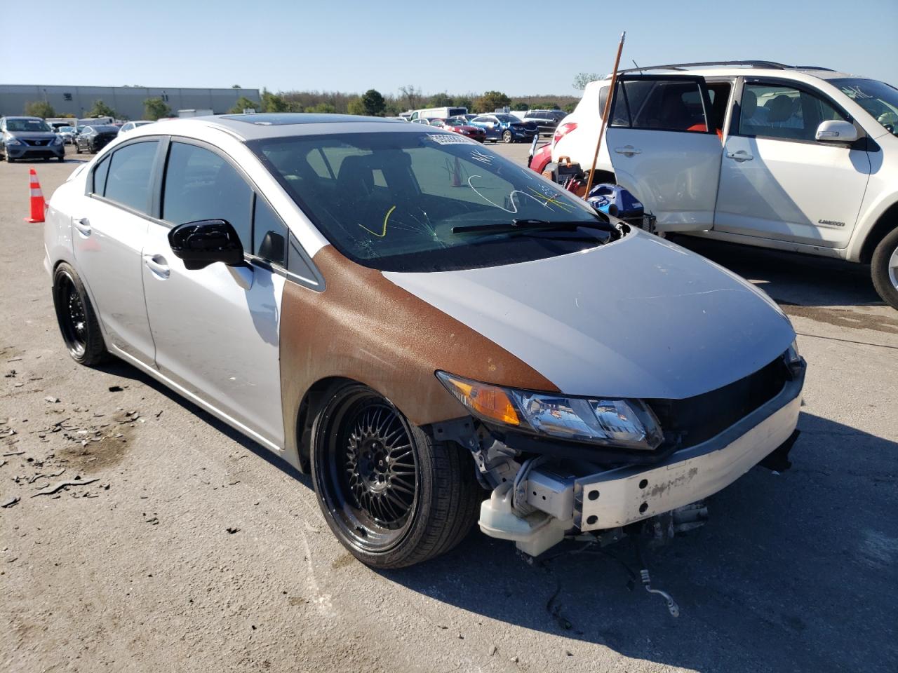 HONDA CIVIC SI 2014 with VIN 2HGFB6E59EH704035 - Photo from auction