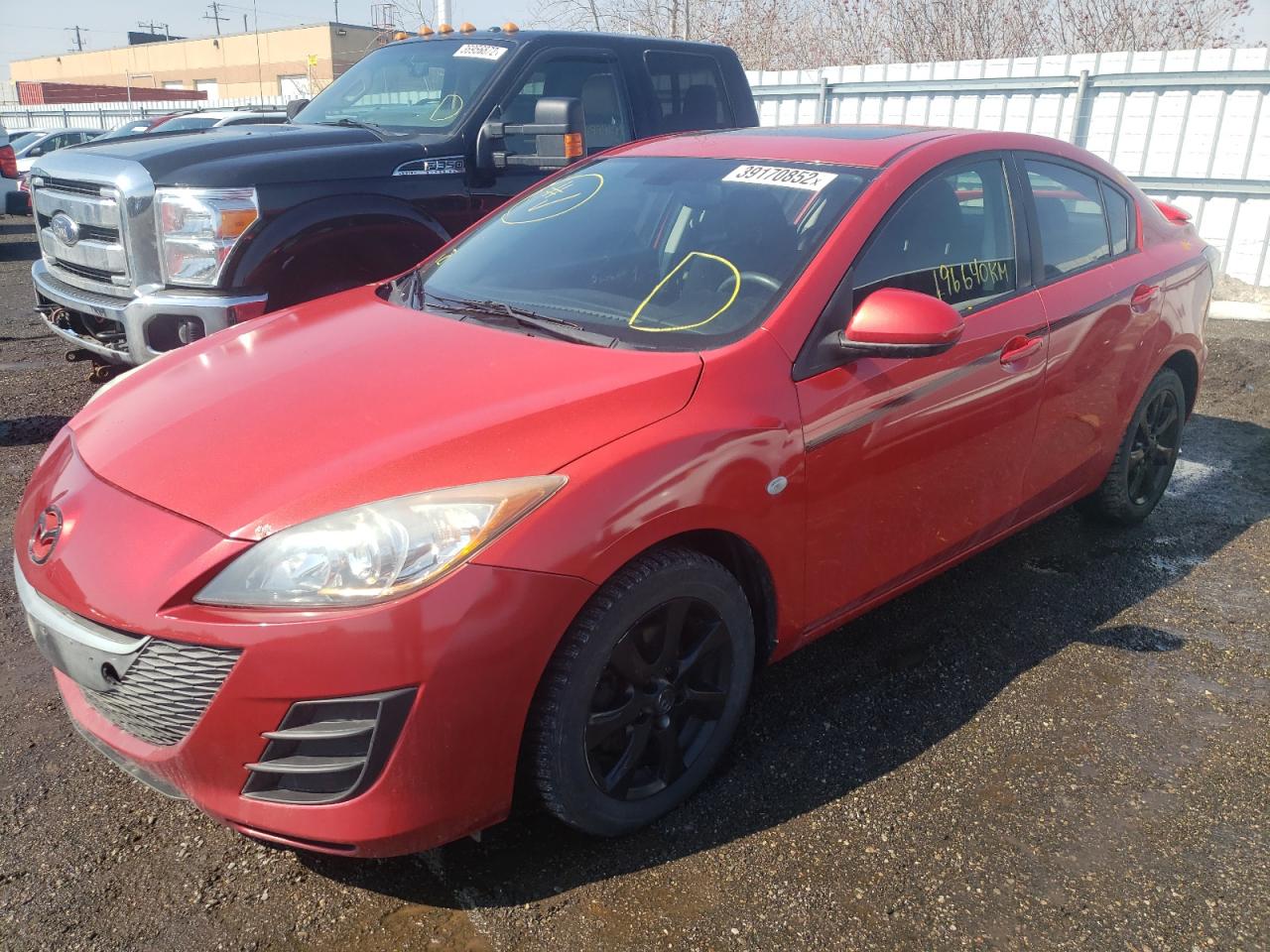 Photo 2 from auction – 2010 MAZDA 3 I with VIN JM1BL1SFXA1111979