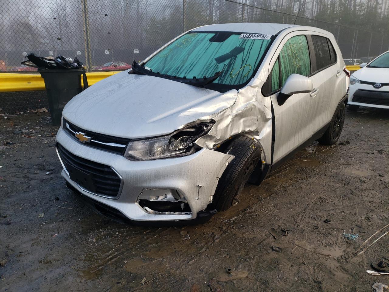 Photo 2 from auction – 2018 CHEVROLET TRAX LS with VIN KL7CJKSBXJB710000