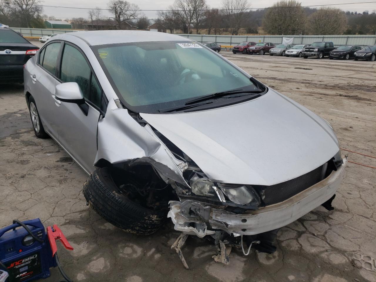 HONDA CIVIC LX 2013 with VIN 19XFB2F51DE014943 - Photo from auction