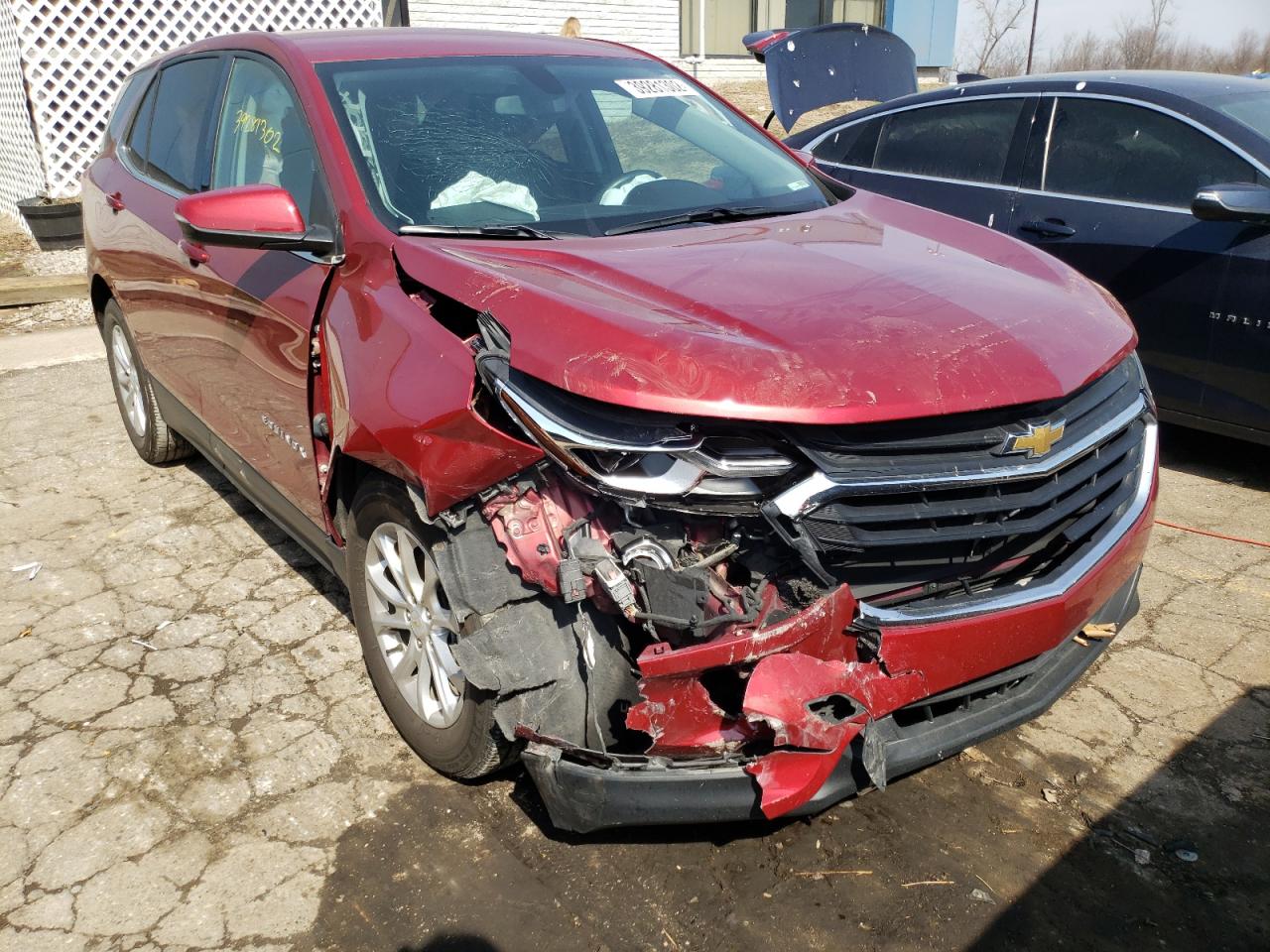 CHEVROLET EQUINOX LT 2018 with VIN 2GNAXJEV0J6108418 - Photo from auction