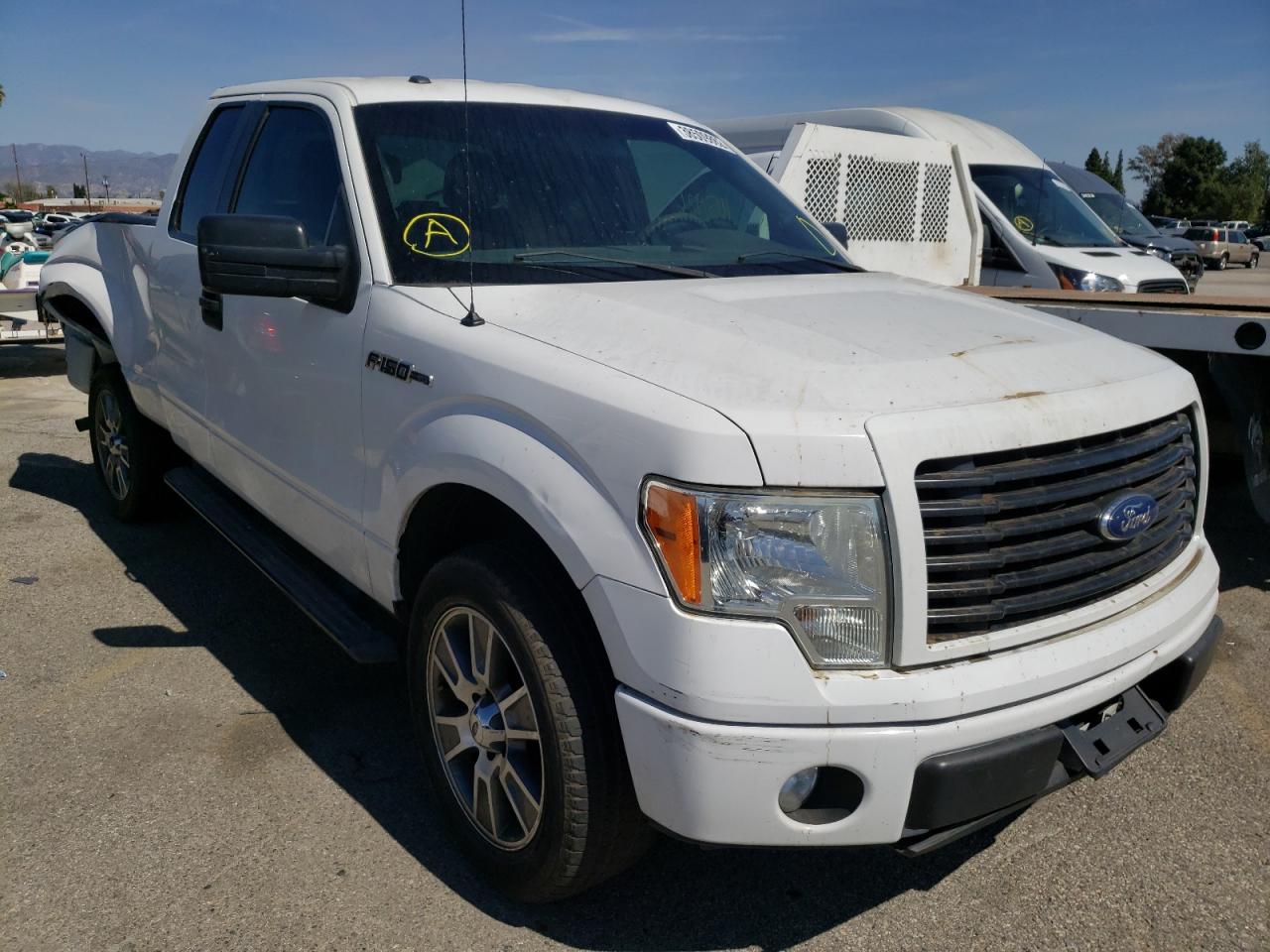 FORD F150 SUPER 2014 with VIN 1FTEX1CM3EKD53091 - Photo from auction