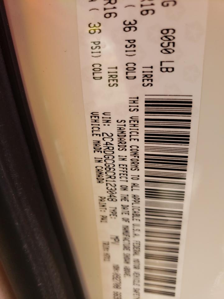 Photo 10 from auction – 2012 DODGE GRAND CARA with VIN 2C4RDGCG6CR123048