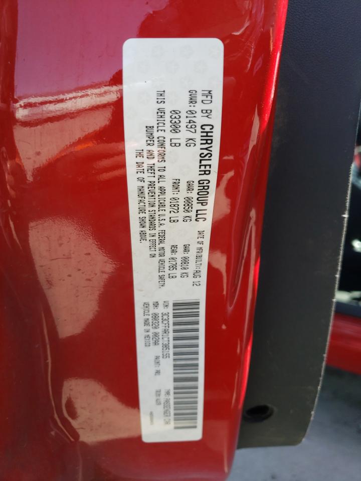 Photo 10 from auction – 2012 FIAT 500 POP with VIN 3C3CFFAR1CT385155