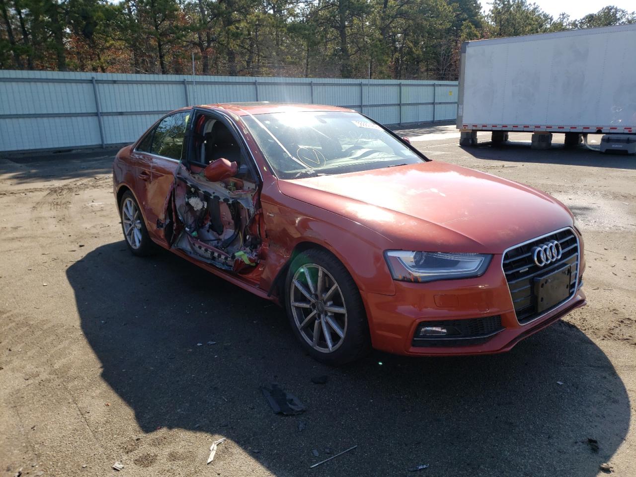 AUDI A4 PREMIUM 2014 with VIN WAUFFAFLXEN005777 - Photo from auction