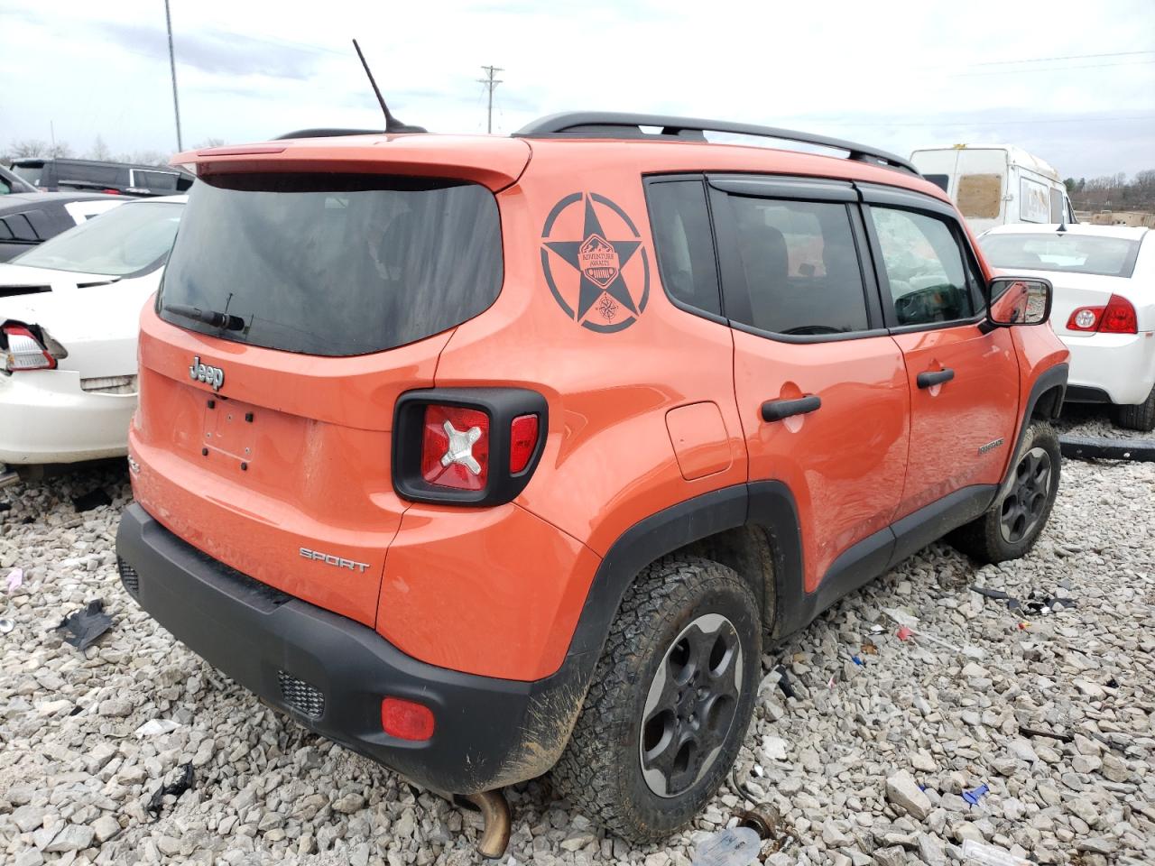 Photo 4 from auction – 2017 JEEP RENEGADE S with VIN ZACCJBAB9HPG54054