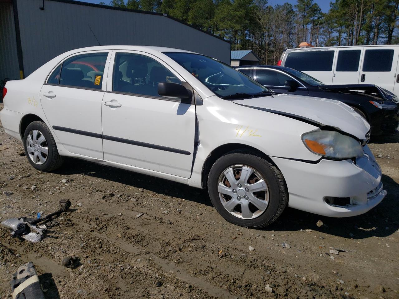 TOYOTA COROLLA CE 2007 with VIN JTDBR32EX70120455 - Photo from auction