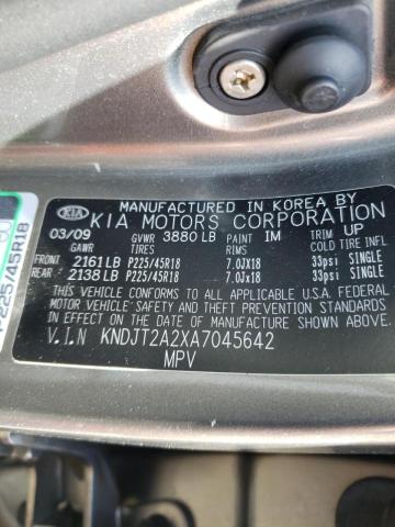 Foto 10 de la subasta – 2010 KIA SOUL + con VIN KNDJT2A2XA7045642