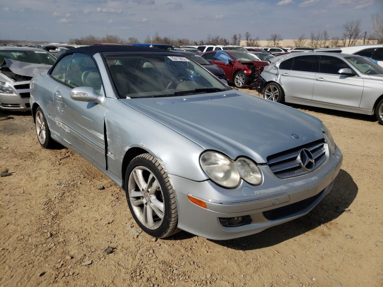 MERCEDES-BENZ CLK 350 2007 with VIN WDBTK56F57T083531 - Photo from auction