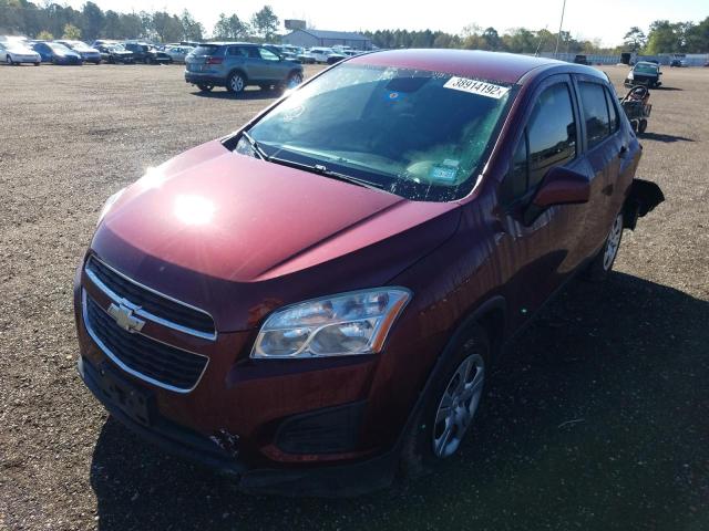Photo 2 from auction – 2016 CHEVROLET TRAX LS with VIN 3GNCJKSB2GL171471