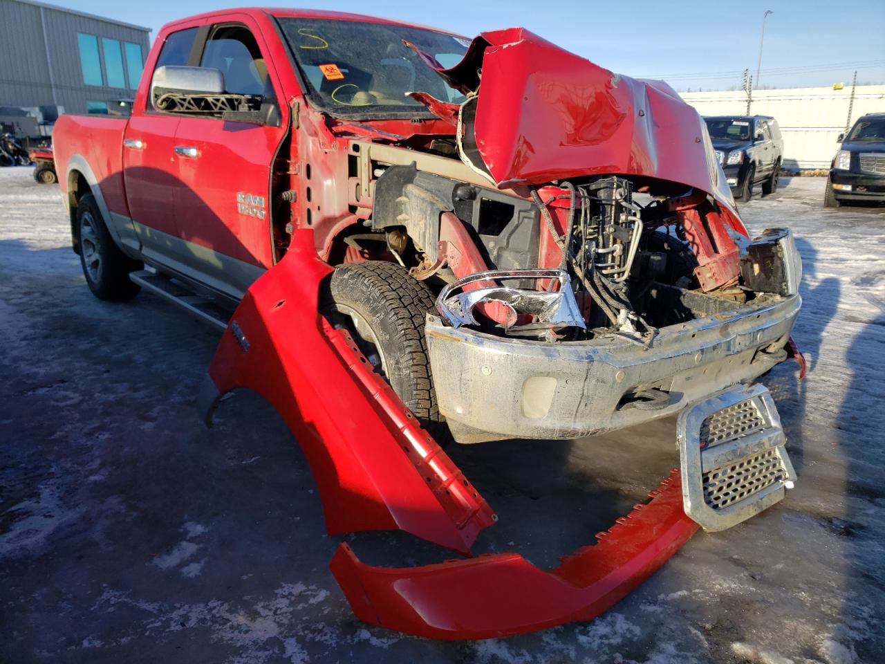 RAM 1500 LARAM 2014 with VIN 1C6RR7JTXES265932 - Photo from auction