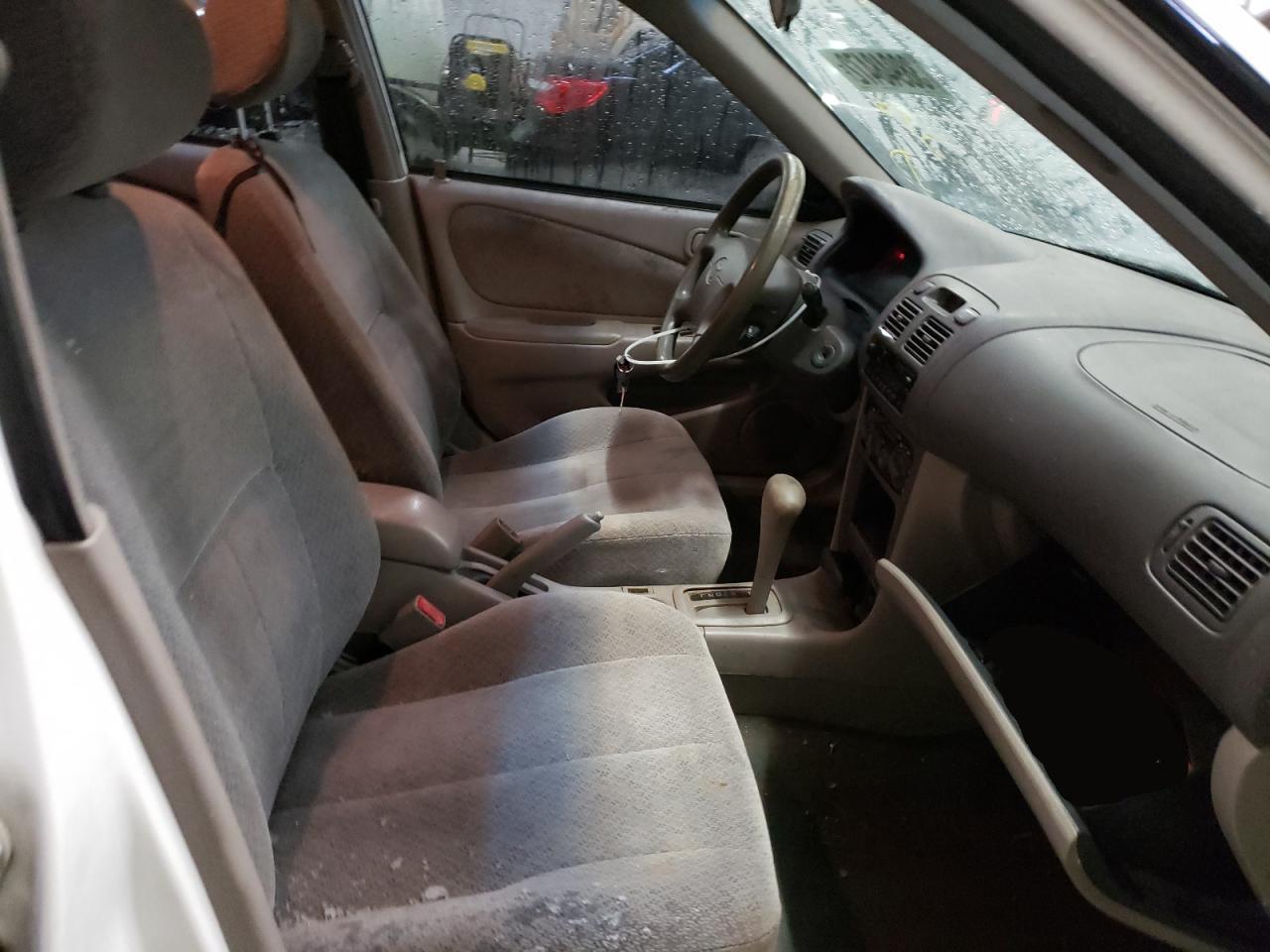 Photo 5 from auction – 2000 TOYOTA COROLLA VE with VIN 1NXBR12E7YZ339626