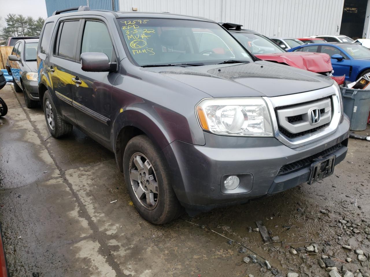 HONDA PILOT TOUR 2011 с VIN 5FNYF4H99BB092595 - Фото с аукциона