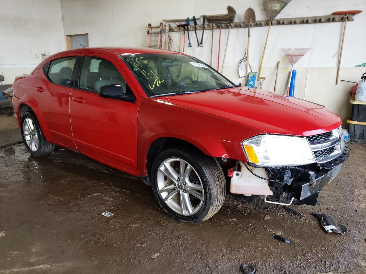 DODGE AVENGER SE 2014 with VIN 1C3CDZAB2EN214542 - Photo from auction