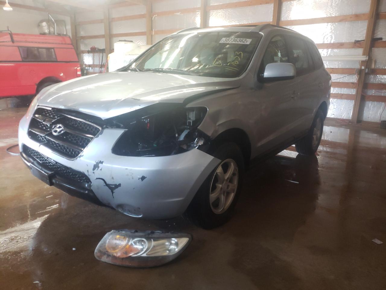 Photo 2 from auction – 2007 HYUNDAI SANTA FE G with VIN 5NMSG13DX7H117653
