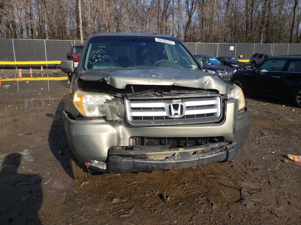 Photo 9 from auction – 2007 HONDA PILOT EX with VIN 5FNYF18467B009425