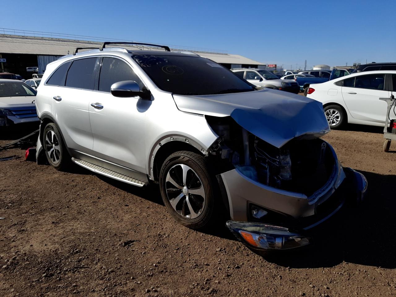 Photo 1 from auction – 2018 KIA SORENTO EX with VIN 5XYPH4A59JG357214