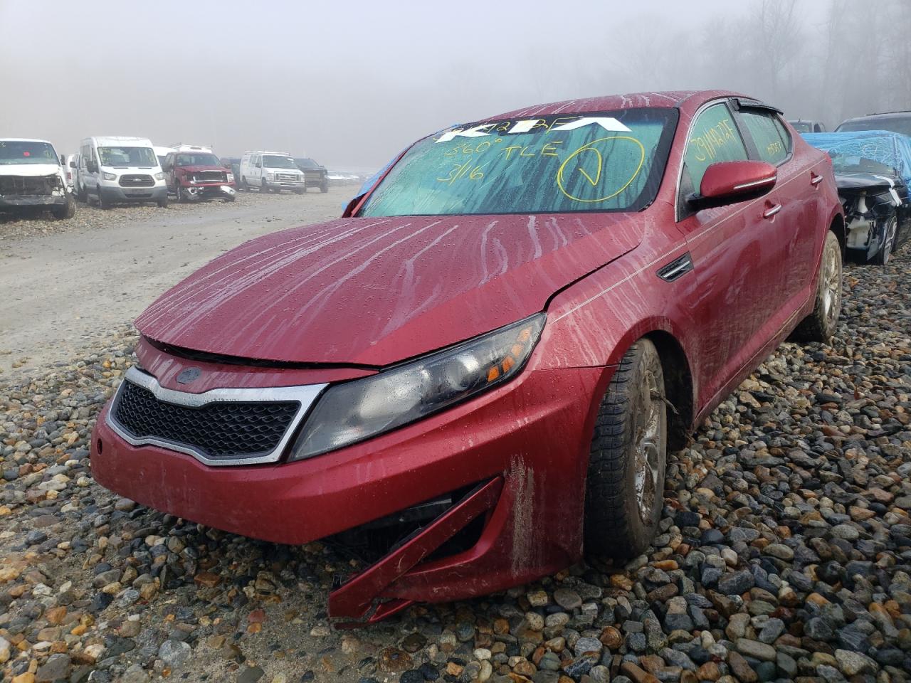 Photo 2 from auction – 2013 KIA OPTIMA LX with VIN 5XXGM4A70DG140088