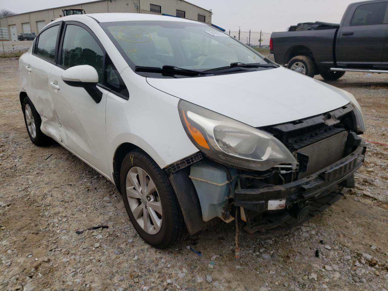 KIA RIO EX 2013 with VIN KNADN4A31D6124202 - Photo from auction