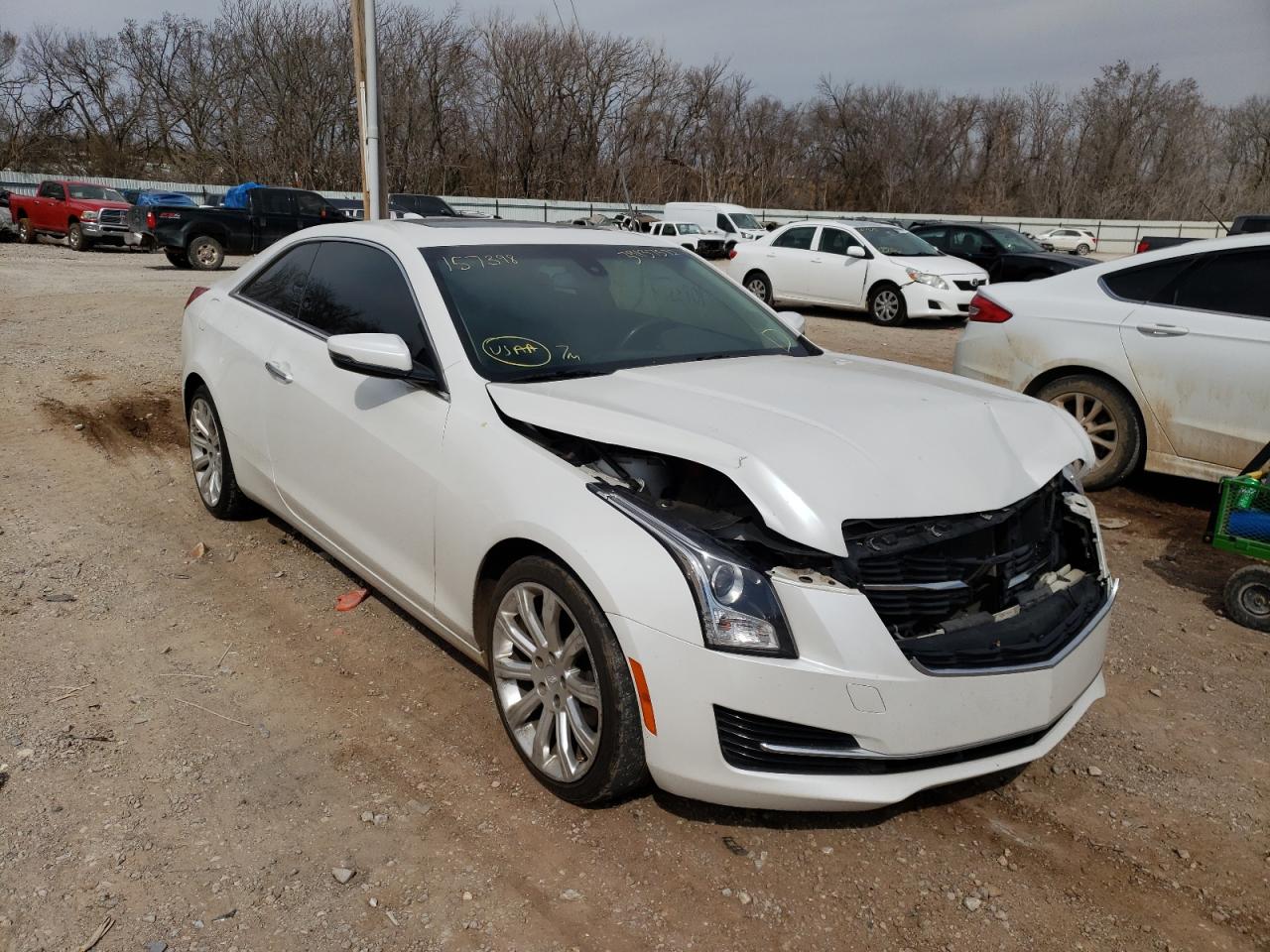 CADILLAC ATS 2016 with VIN 1G6AA1RX9G0157398 - Photo from auction