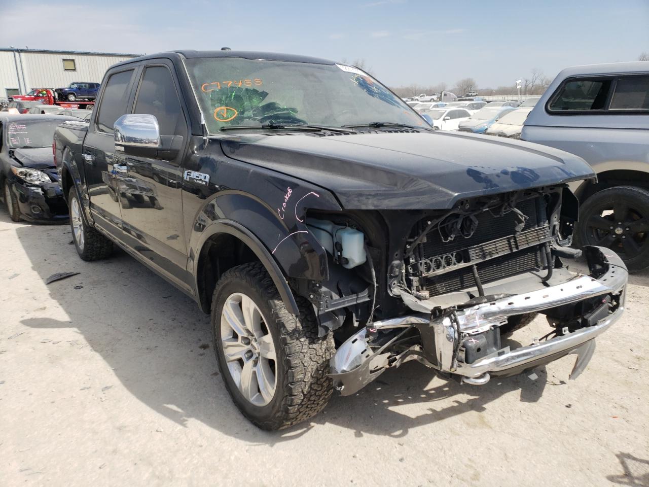 FORD F150 SUPER 2015 with VIN 1FTEW1EF2FFC77455 - Photo from auction