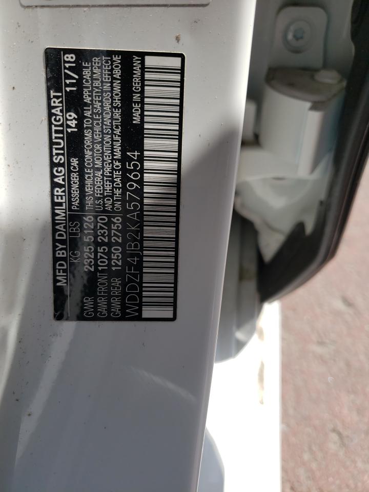 Photo 10 from auction – 2019 MERCEDES-BENZ E 300 with VIN WDDZF4JB2KA579654