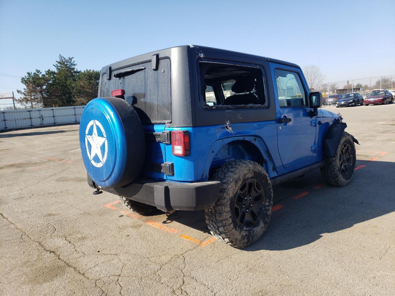 Photo 4 from auction – 2015 JEEP WRANGLER S with VIN 1C4AJWAGXFL726259
