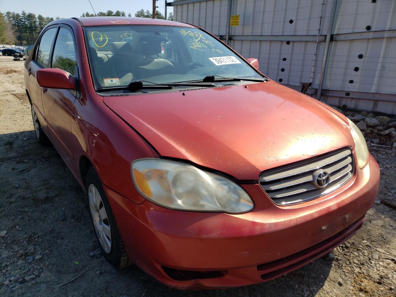 TOYOTA COROLLA CE 2004 with VIN 2T1BR32E04C294875 - Photo from auction
