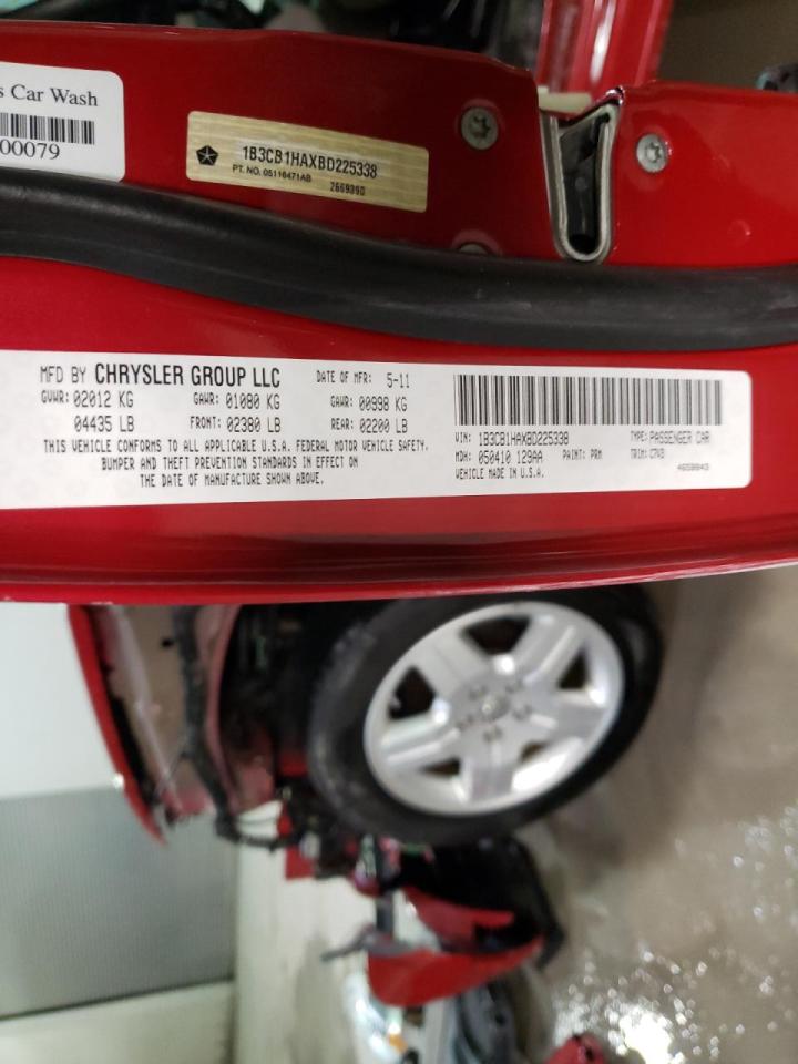 Photo 10 from auction – 2011 DODGE CALIBER EX with VIN 1B3CB1HAXBD225338