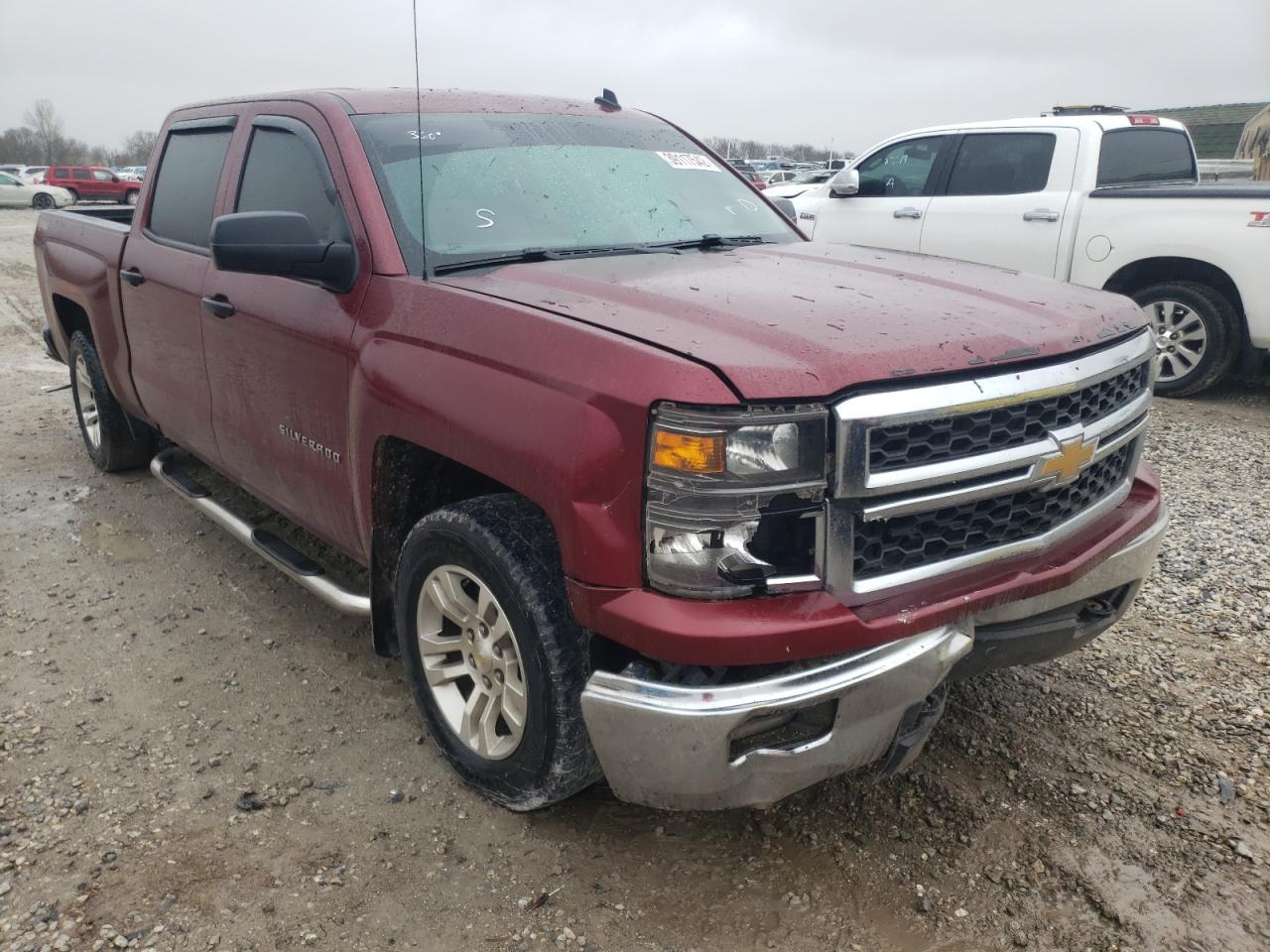 CHEVROLET SILVERADO 2014 with VIN 3GCUKREC3EG153669 - Photo from auction