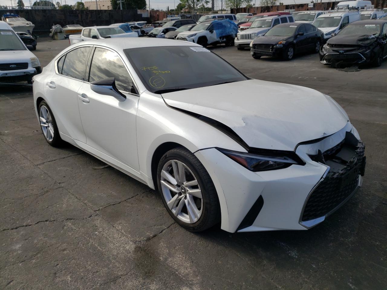 LEXUS IS 300 2021 with VIN JTHAA1D28M5114466 - Photo from auction